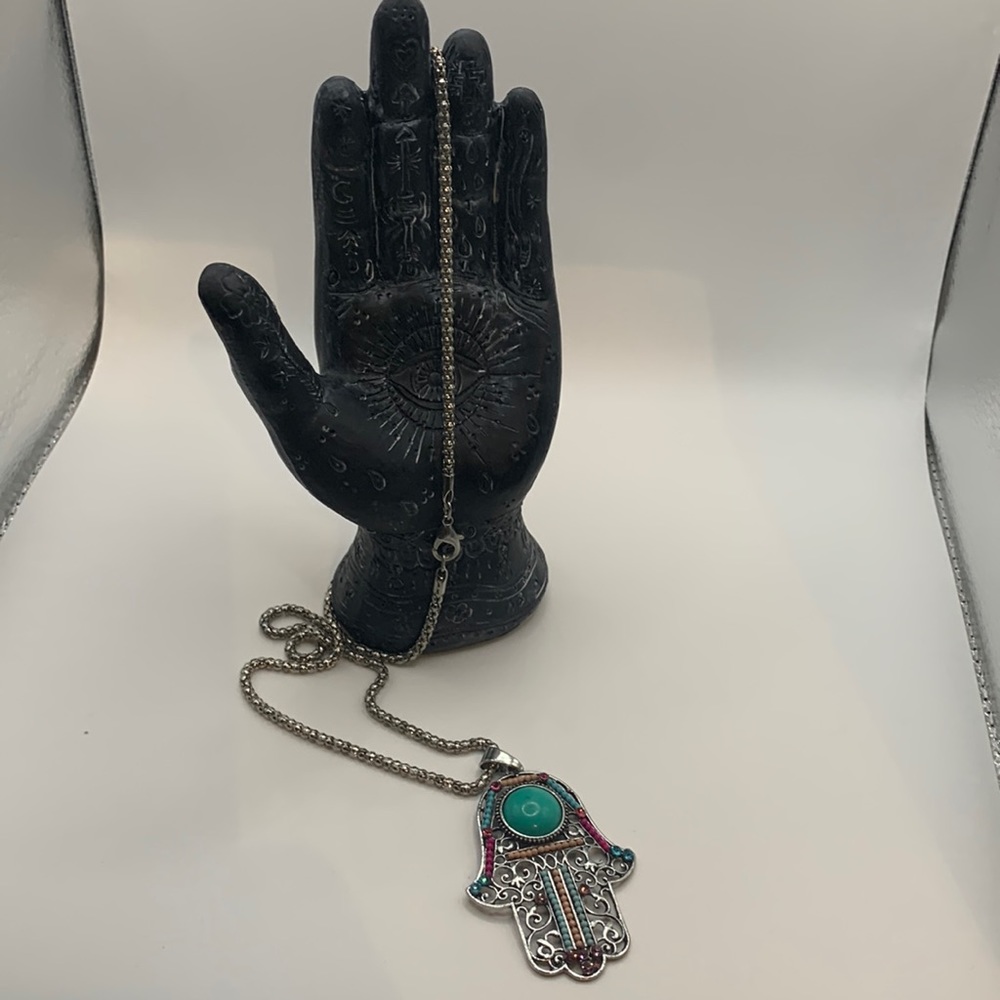 3 for 20$$ Costume Hamsa Necklace 28” chain